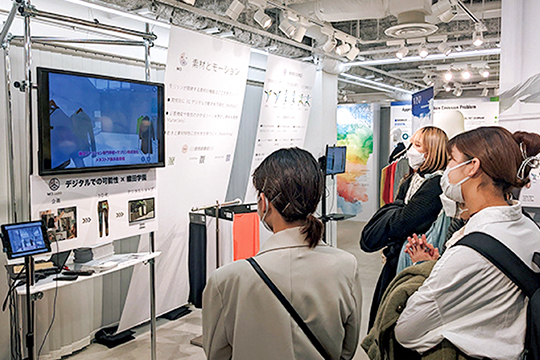 企業とのコラボレーションに取り組む織田ファッション専門学校ファッションテクニカル科学生