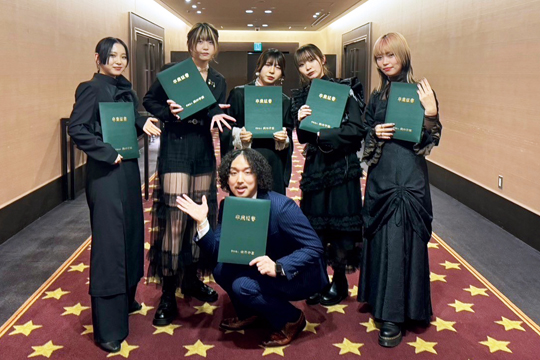 織田ファッション専門学校卒業式の様子