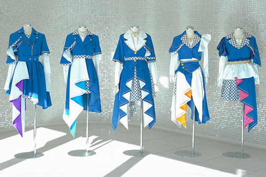 織田ファッション専門学校ファッションテクニカル科学生が製作したアイルドル衣装